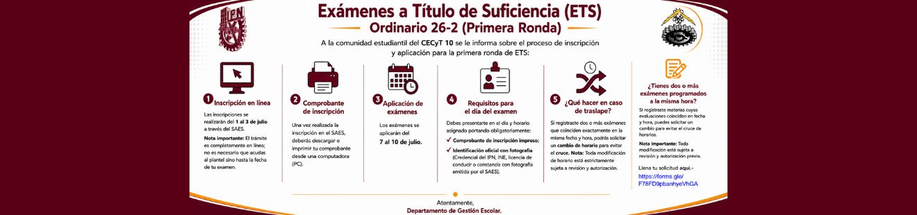 ETS Primera Ronda