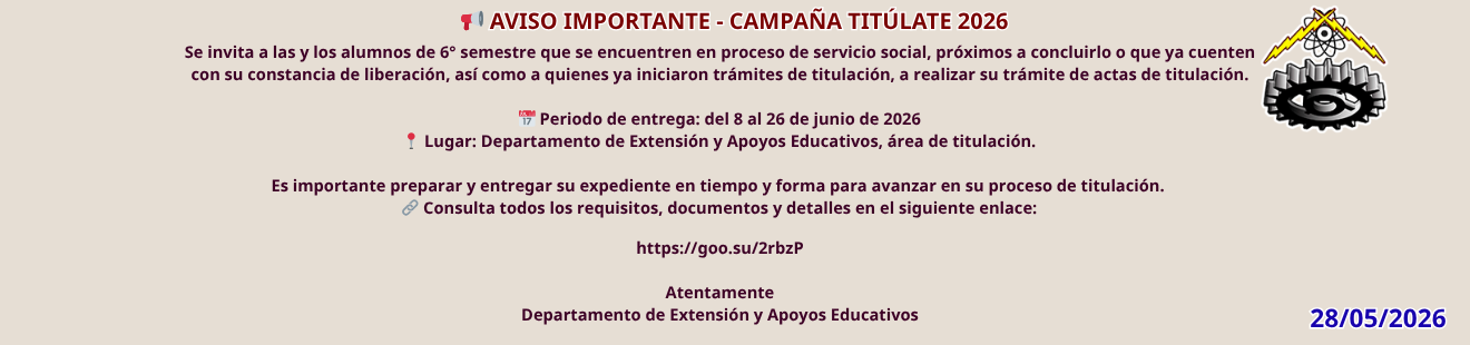 Campaña Titulación 2026